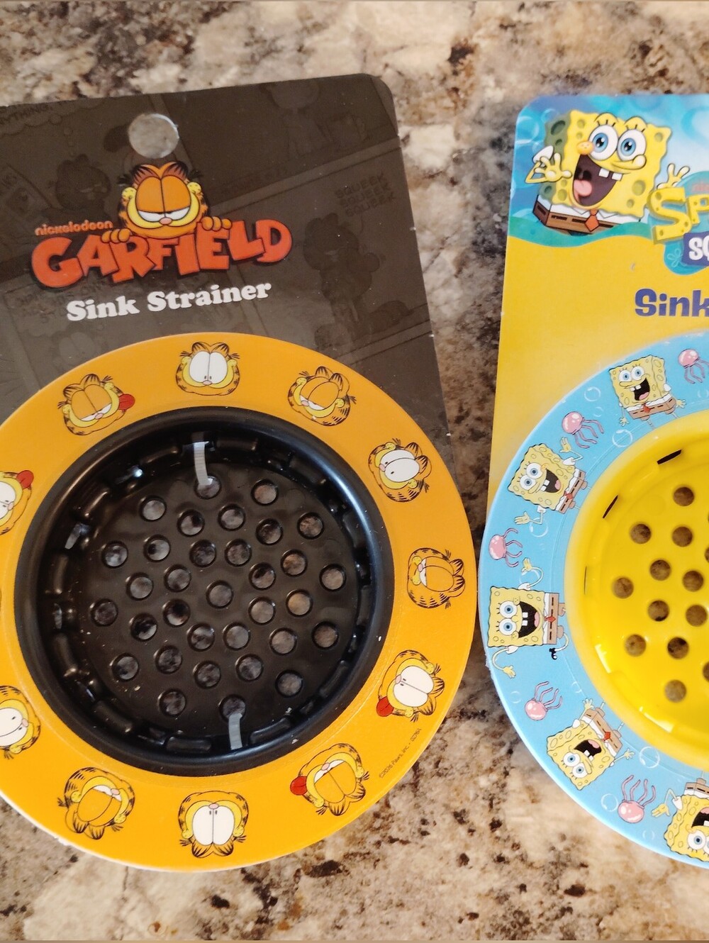 Yellow Sink Strainer - Cartoon Kitchen Drain Protector